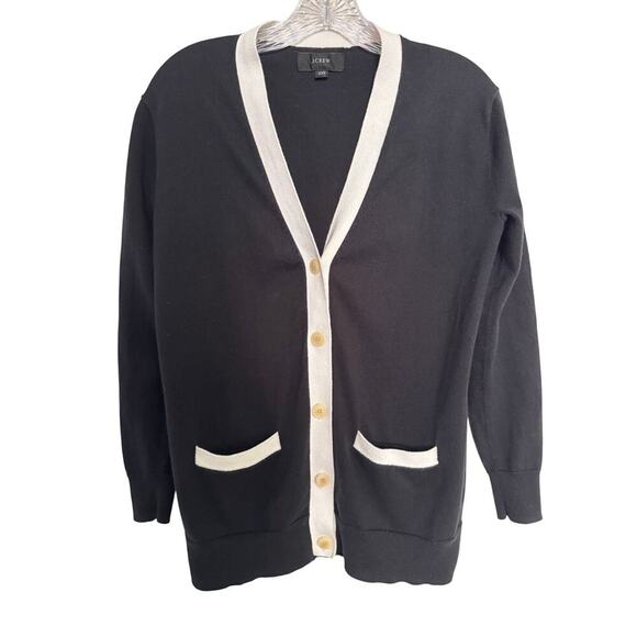 J.Crew Black Cardigan Size XXS - Picture 1 of 4